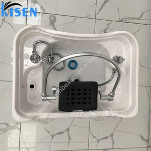 Kisen High-<b>end</b> Portable Shampoo Bowl with Water tank Manicure Salon Furniture Set Luxury Nail Salon Furniture Shampoo Bowl - Product Image 3