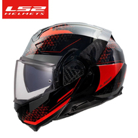 Casque de moto intégral modulaire LS2 FF910 ADVANT2 avec visière double face intégrée, verres intégrés, nouvelle alliage anti-buée