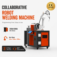 Máquina de Soldadura Robótica Colaborativa 350A 500A con Alcance de Brazo de 922/1400/1800 mm, Certificación CE para Soldadura de Metales