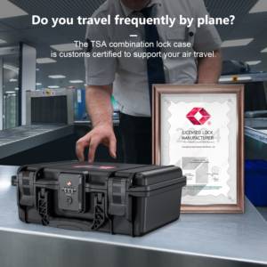 Custodia per pistola impermeabile KHC TSA IP67, contiene 1 pistola, 2 caricatori, 10 proiettili, compatibile con le serie Sig P322, M17, M18, <span class=keywords><strong>P226</strong></span>, P229 - Product Image 4