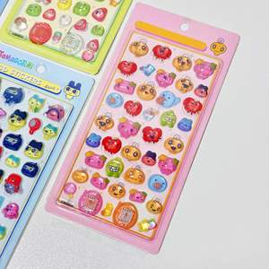 Pegatinas en relieve 3D de <span class=keywords><strong>Tamagotchi</strong></span> Adventure, versión japonesa de las antiguas pegatinas de personajes de dibujos animados - Product Image 2
