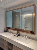 Miroir intelligent à écran tactile avec bande LED, éco-responsable, 3000K-6000K, moderne, pour salon, salle de bain, TV, IP65, armoire miroir intelligente