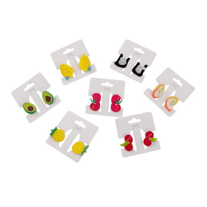 Pinzas para el Cabello de la Serie Angelina Fruit de 5.5cm, de Plástico, con Dibujos Animados, para Niños, Accesorios de Moda Casual - Product Image 1