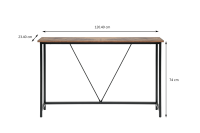 Console d'entrée moderne en bois, table étroite pour canapé, mobilier de salon, facile à nettoyer