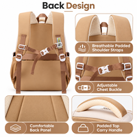 Nouveau Sac à Dos Scolaire 2026 Grande Capacité pour Étudiants, Sac à Dos Imperméable Ergonomique pour Enfants Filles