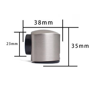 Tope de puerta de nuevo estilo y Tope de puerta de acero inoxidable 304 con forma de corazón satinado de goma - Product Image 3