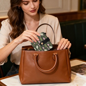 New Arrival Aloha Hawaii Custom Anthurium Flower Print <b>Small</b> Pu Leather Cute RFID Blocking Wallet Card Holder <b>Purse</b> for Women - Product Image 6