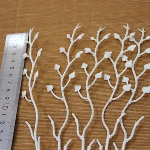 中国批发市场代理 53厘米小剑兰白色人造塑料家居Diy花卉装饰