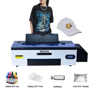 전문 A3 DTF 프린터 Impresora DTF 제조 애완 동물 필름 30cm DTF 프린터 DX5 헤드 모든 패브릭 Tshirt