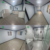 Maison conteneur extensible de luxe moderne de 40 pieds, 2, 3 ou 4 chambres, maison modulaire préfabriquée, bâtiment en acier portable, maison préfabriquée personnalisée
