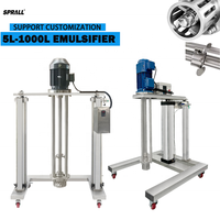 Agitateur à moteur sans balais haute vitesse SPRALL pour liquides chimiques industriels, fabrication de mayonnaise, homogénéisation et émulsification de crèmes