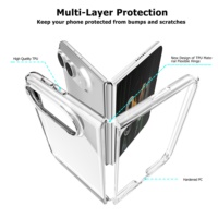 Coque de téléphone en TPU+PC brillante rose et violette, protection intégrale 360°, haute qualité, pour iPhone Duo 18 Fold et iPhone 17 – Vente en gros