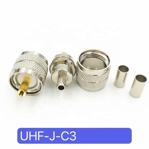 Conector de crimpado macho N/SMA/TNC/BNC/UHF/F de suministro de fábrica para cables RG58, RG316, RG213, RG174, 1.13mm, LMR240, LMR400 - Conectores RF SMA - Product Image 2