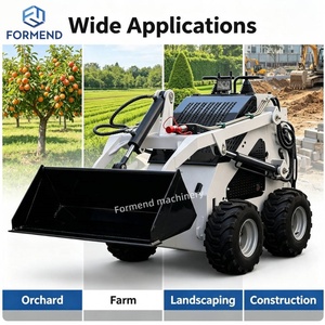 Minicargadora <span class=keywords><strong>de</strong></span> Ruedas Económica, Cargadora Compacta para Pequeñas Empresas <span class=keywords><strong>de</strong></span> Contratistas - Product Image 6