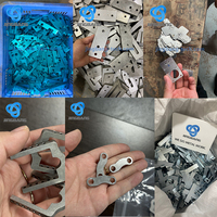 Aluminium 7075 feuille de titane mât profonde tottle à double piste Adaptateur de mât et attaches en titane Mât à l'adaptateur de fuselage usinage