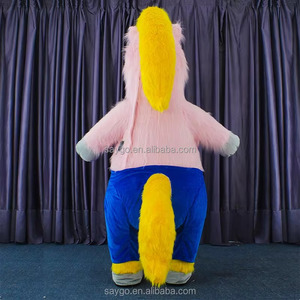 Nice Little Ponys' <strong>Horse</strong> <strong>Mascot</strong> <strong>Costume</strong> 2m 2.6m Girly Dress Inflatable My Bristle Little Ponys' <strong>Horse</strong> <strong>Costume</strong> Fursuit Clothing - Product Image 6