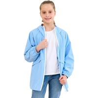 Maßgefertigte Kinder Wasserdichte Wendbare Atmungsaktive Kapuzenjacke Jungen Herbst Regenjacke Mädchen Reißverschluss-Kapuzenjacke