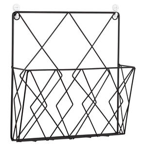 Porte-revues mural en fer forgé, style minimaliste moderne, pour chambre et bureau, étagère de rangement polyvalente et durable pour le 1er étage - Product Image 5