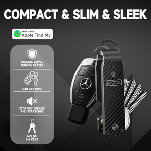 Cartera Inteligente para Llaves Compacta Organizador y Soporte para Llaves de Coche Rastreador Localizador de Llaves de Metal Compatible con AirTag Llavero al por Mayor - Product Image 3