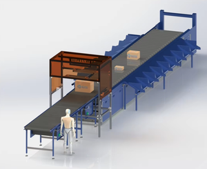 Macchina Automatica per Smistamento a Nastro Stretto, Nastro Trasportatore ad Alta Resistenza al Calore, DWS per Magazzini E-commerce, Logistica e Corrieri Espressi - Product Image 6