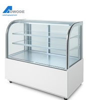 Vitrine Réfrigérée Commerciale Droite pour Gâteaux, Refroidissement par Air, Anti-buée, pour Boulangerie et Pâtisserie - Offre Spéciale