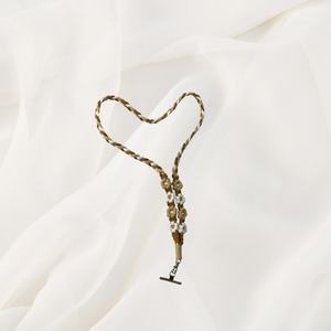 Sac à main personnalisé de diverses couleurs fait à la main en macramé sangle réglable jolie lanière de téléphone de fleur de polyester/sac à main d'appareil-photo - Product Image 2