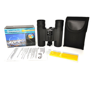 Binoculares Plegables con Prisma de Techo DCF Optics 10x25 BK7 con Revestimiento Completo Negro para Niños y Adultos, Viajes al Aire Libre - Product Image 2