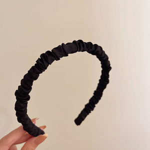 2025 mode femmes Super mince rides bandeaux personnalité bandeaux <span class=keywords><strong>Chic</strong></span> cheveux titulaire tête porter - Product Image 1
