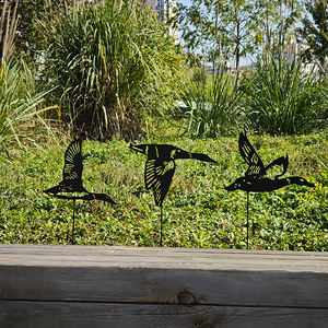 Bahçe Süsleri Düzenlemeleri Bahçeler Metal Teras Lüks Tabelalar için Bahar Paslanmaz Çelik Paslı Sonbahar Cadılar Bayramı Sıradışı Yapay - Product Image 2