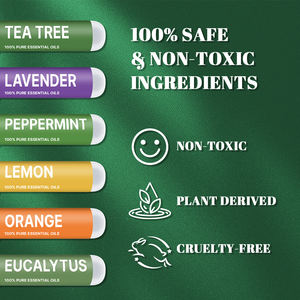 جهاز الاستنشاق بالنعناع الطبيعي OEM علاج بالروائح العطرية للعناية بالجسم والتنفس السلس وتخفيف احتقان الأنف - Product Image 4