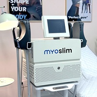 Myoslim – Offre Spéciale : Appareil Portable 4 Poignées pour le Remodelage Corporel et la Réduction des Graisses, Idéal pour le Renforcement Musculaire et la Perte de Poids à Usage Commercial