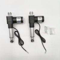 Mini 12V 24V DC Moteur 29V Actionneur linéaire Actionneur électrique linéaire télescopique 4 pouces 200lbs Faible courant pour la robotique et l'utilisation de ventilateurs