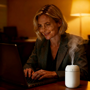 2026 New 300mL Portable LED Light Mini Ultrasonic H2o Spray Mist Humidifier Double Wet Aroma Essential <b>Oil</b> <b>Diffuser</b> for Car USB - Product Image 4