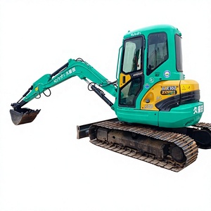 รถขุดตีนตะขาบ KX161 ZCP II ขนาด 6 ตัน พร้อมบุ้งกี๋ขุดขนาด 0.2 ลูกบาศก์เมตร มือสอง สีเขียวและสีเหลือง - Product Image 1