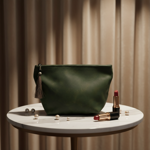 Borsa <span class=keywords><strong>da</strong></span> Viaggio per Cosmetici Ecologica, Durevole, Personalizzata, Verde con Nappine, Portatile, con Cerniera, per Ragazze - Product Image 5