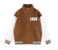 Vestes de baseball pour hommes XJYD personnalisées en polaire sherpa, style hip-hop, fourrées, imperméables, coupe-vent et respirantes pour l'hiver