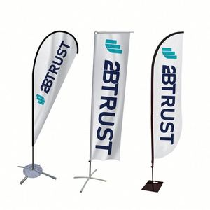 Promotional Hot Sales Wholesale Flying Banner Advertising Wind Outdoor Custom Feather Beach <b>Flags</b> for Activity Events - Product Image 3