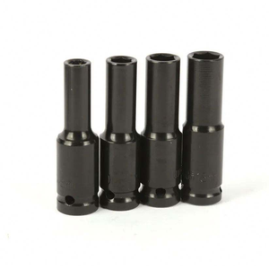 Lot de 10 douilles longues noires CR-V forgées à couple élevé <span class=keywords><strong>pour</strong></span> clé à chocs, accessoires <span class=keywords><strong>pour</strong></span> garage <span class=keywords><strong>et</strong></span> réparation professionnels - Product Image 5