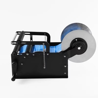 Machine de bureau manuelle pour petits spiritueux MT-30S, bouteilles rondes en forme d'autocollants, Machine à étiqueter