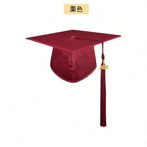 Gorro de Graduación Sublimable Mate con Borla 2025, Unisex, para Adultos, Bachiller, Maestro, Impresión Personalizada, Logotipo Bordado - Product Image 4