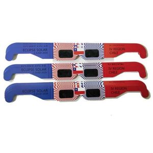 Lunettes d'observation d'éclipse solaire portables personnalisées avec logo, imprimées en sérigraphie (en papier) pour éclipse totale annulaire – Cadeau promotionnel - Product Image 3