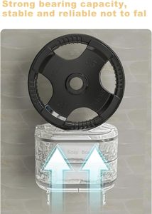 High-Grade <b>Plastic</b> Wall-Mounted Soap Box Rotatable Punch-Free Storage <b>Rack</b> Double Tiers Injection Technics Bathroom Use Sundries - Product Image 5