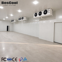 Chambre froide modulaire grande capacité avec panneaux PIR B1 – Solution complète pour le stockage frigorifique des fruits, légumes et viandes