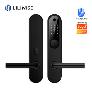 LILIWISE Edelstahl 304 Sicherheit Aluminium Türschloss Digital Electric Wifi BLE Wasserdichtes Slim Ttlock Smart Türschloss - Product Image 6
