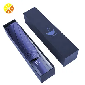 Custom Packaging Cardboard Magnetic Flip Lid Commodity Shipping Box Umbrella Packaging Box