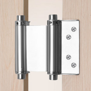Bisagra de doble resorte de acero inoxidable de 3 pulgadas con cierre suave para puerta vaquera, puerta doble, diseño industrial - Product Image 1