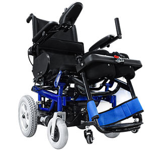 アームレストスタンドアップ電気車椅子フリップアップ快適な安全レグレストベルト付き - Product Image 3