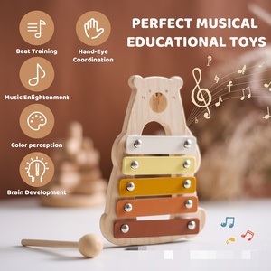 Vente en gros Log Bear Shape 5-Tone Percussion <span class=keywords><strong>Xylophone</strong></span> Éducatif <span class=keywords><strong>Musique</strong></span> Ancienne Lumières <span class=keywords><strong>Instrument</strong></span> <span class=keywords><strong>de</strong></span> <span class=keywords><strong>musique</strong></span> et accessoire - Product Image 6