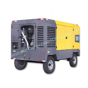 Compresseur d'air diesel portable V900 V1200 X1300 Y1300 haute pression 25 bars pour machine de forage, exploitation minière et construction - Product Image 4