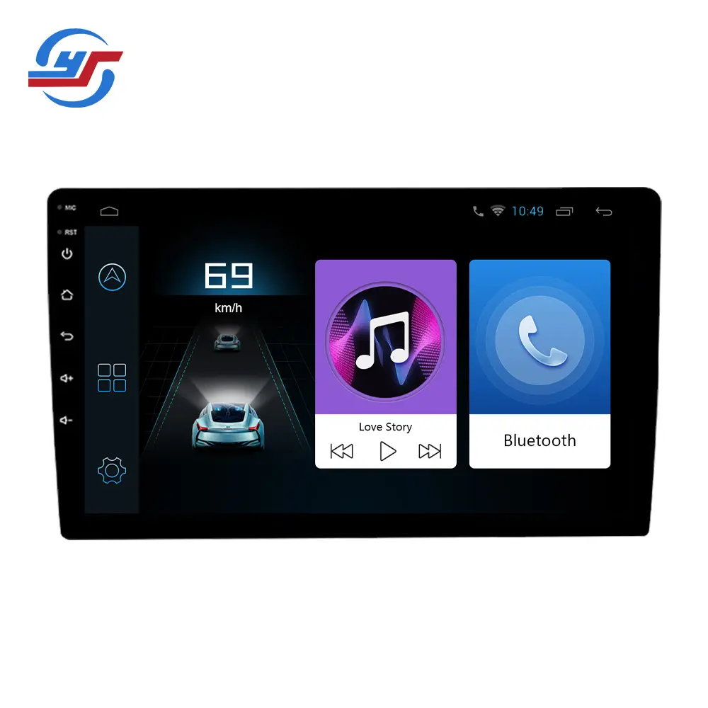 Android 2din 9 Inch AutoRadio Car Audio Stereo System Navigation Video DVD Player Android Car Radio